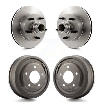 [Avant + Arrière] Kit d'ensemble disque de frein à disque et moyeu pour Ford E-150 Econoline Club Wagon K8-102218