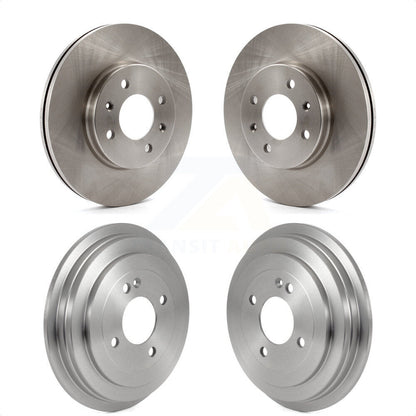 [Avant + Arrière] Kit de Disque de frein pour Hyundai Accent Kia Rio K8-102222 par Top Quality