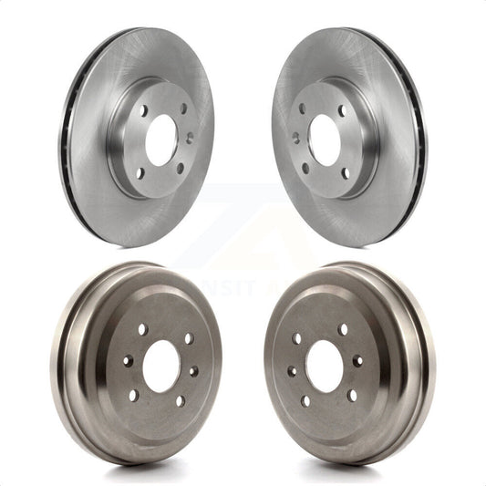 [Avant + Arrière] Kit de Disque de frein pour 2016-2021 Chevrolet Spark K8-102227 par Top Quality