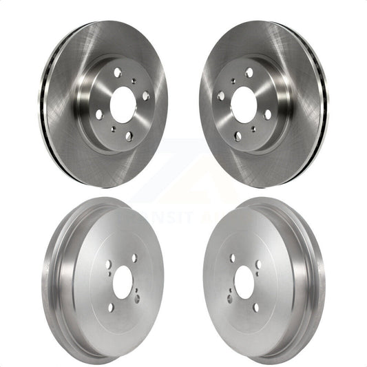 [Avant + Arrière] Kit de Disque de frein pour Toyota Prius C Scion iQ K8-102229 par Top Quality