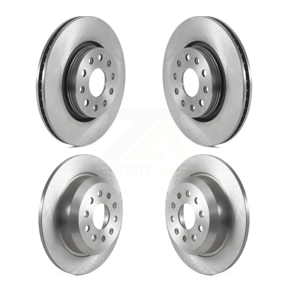 [Avant + Arrière] Kit de Disque de frein pour 2018-2022 Jeep Wrangler avec Heavy Duty Brakes Code BR2 & BR6 K8-102280
