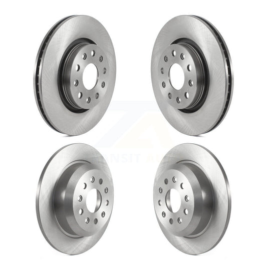 [Avant + Arrière] Kit de Disque de frein pour 2018-2022 Jeep Wrangler avec Heavy Duty Brakes Code BR2 & BR6 K8-102280