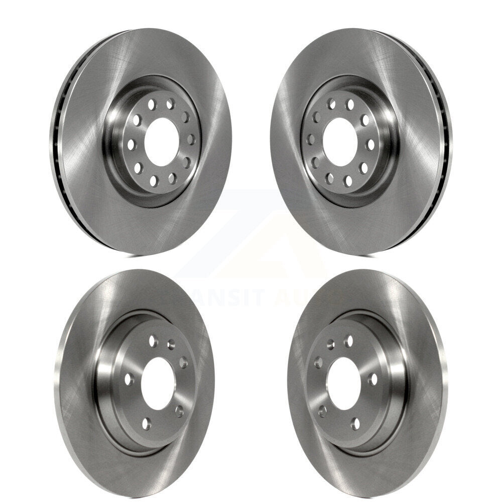 [Avant + Arrière] Kit de Disque de frein pour 2009 Audi A4 Quattro Convertible avec 300mm Diameter Rotor K8-102283