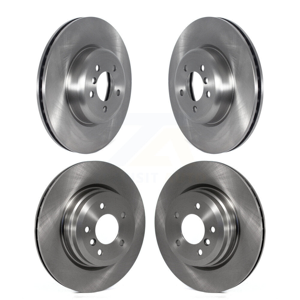 [Avant + Arrière] Kit de Disque de frein pour 2012 BMW 335i Convertible Coupe avec Blue Painted Calipers K8-102357