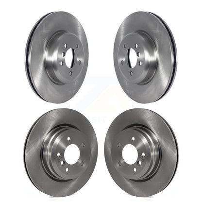 [Avant + Arrière] Kit de Disque de frein pour 2012 BMW 335i Convertible Coupe avec Blue Painted Calipers K8-102357