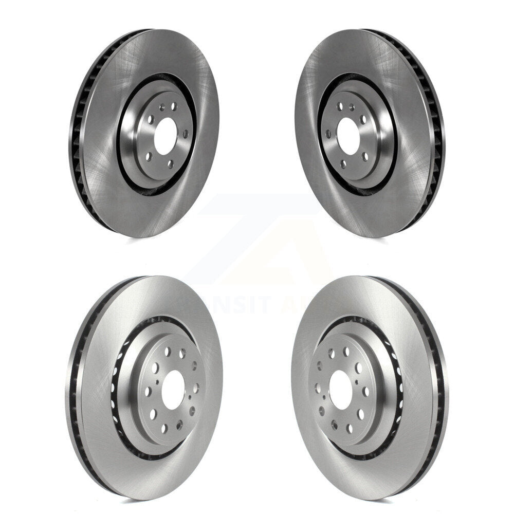 [Avant et Arrière] Disque de frein pour 2011 Audi A8 Quattro With 356mm Diameter Rotor K8-102443