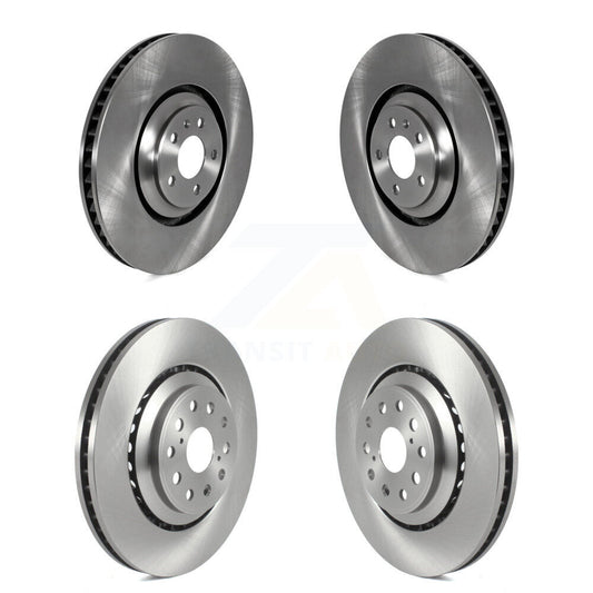 [Avant et Arrière] Disque de frein pour 2011 Audi A8 Quattro With 356mm Diameter Rotor K8-102443