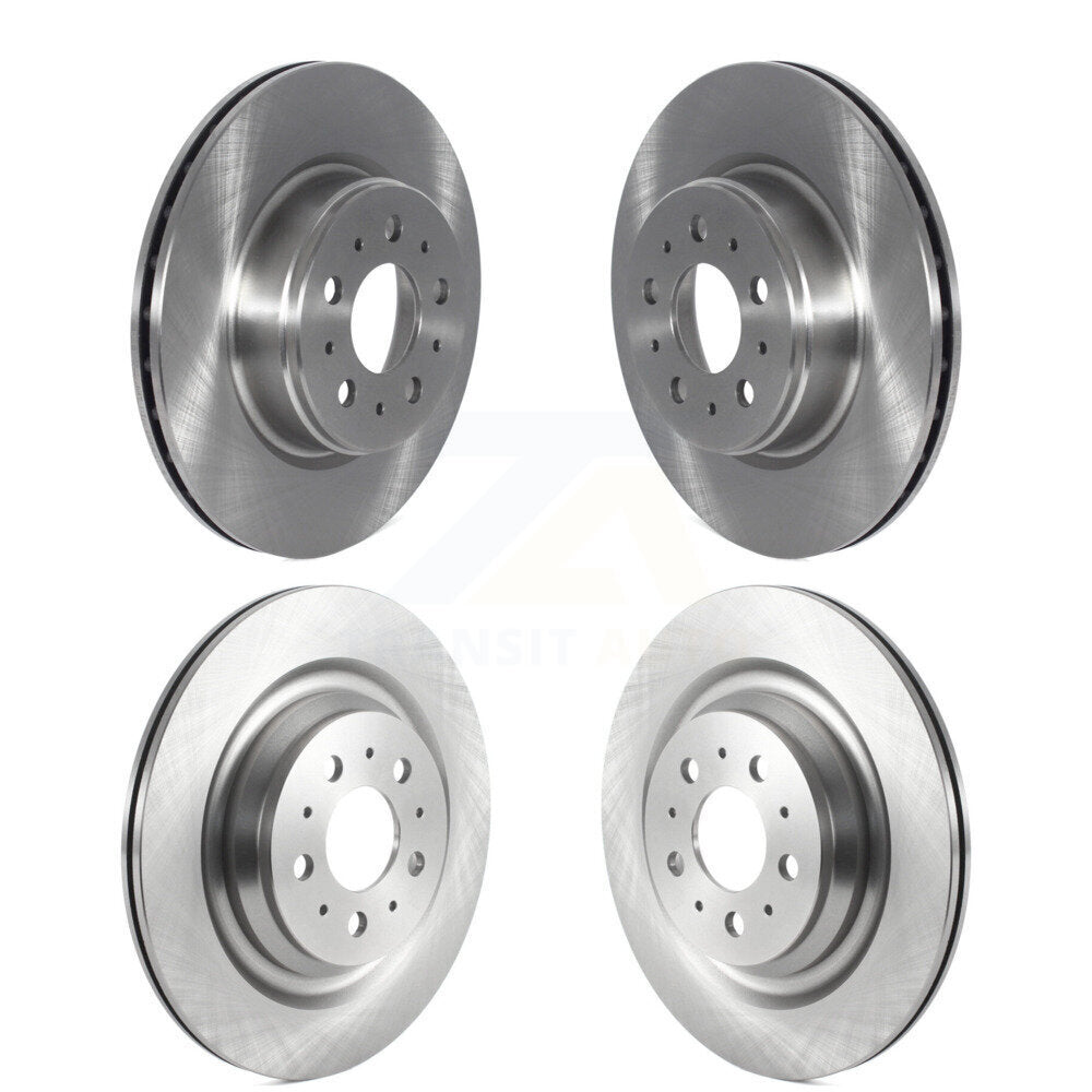 [Avant et Arrière] Disque de frein pour 2017-2022 Tesla 3 With Gray Painted Calipers K8-102459