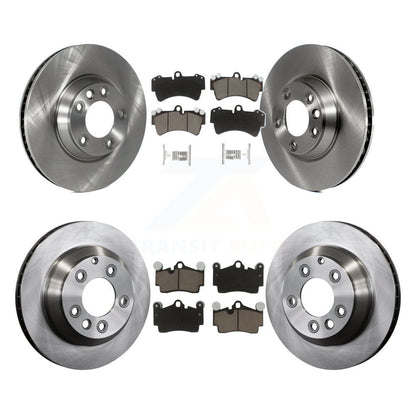 [Avant + Arrière] Kit de Disque et plaquette (céramique) de frein pour Audi Q7 Volkswagen Touareg K8C-100008