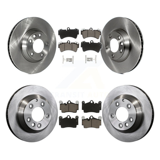 [Avant + Arrière] Kit de Disque et plaquette (céramique) de frein pour Audi Q7 Volkswagen Touareg K8C-100008