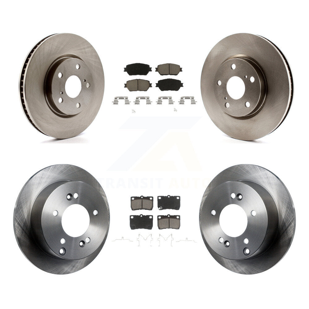 [Avant + Arrière] Kit de Disque et plaquette (céramique) de frein pour Lexus IS250 Vehicles Built USA Market K8C-100016