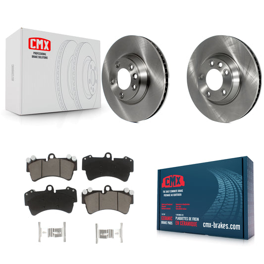 [Avant] Kit de Disque et plaquette (céramique) de frein pour Audi Q7 Porsche Cayenne Volkswagen Touareg K8C-100022