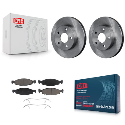 [Avant] Kit de Disque et plaquette (céramique) de frein pour 1999-2002 Jeep Grand Cherokee avec Teves & ATE Caliper K8C-100030