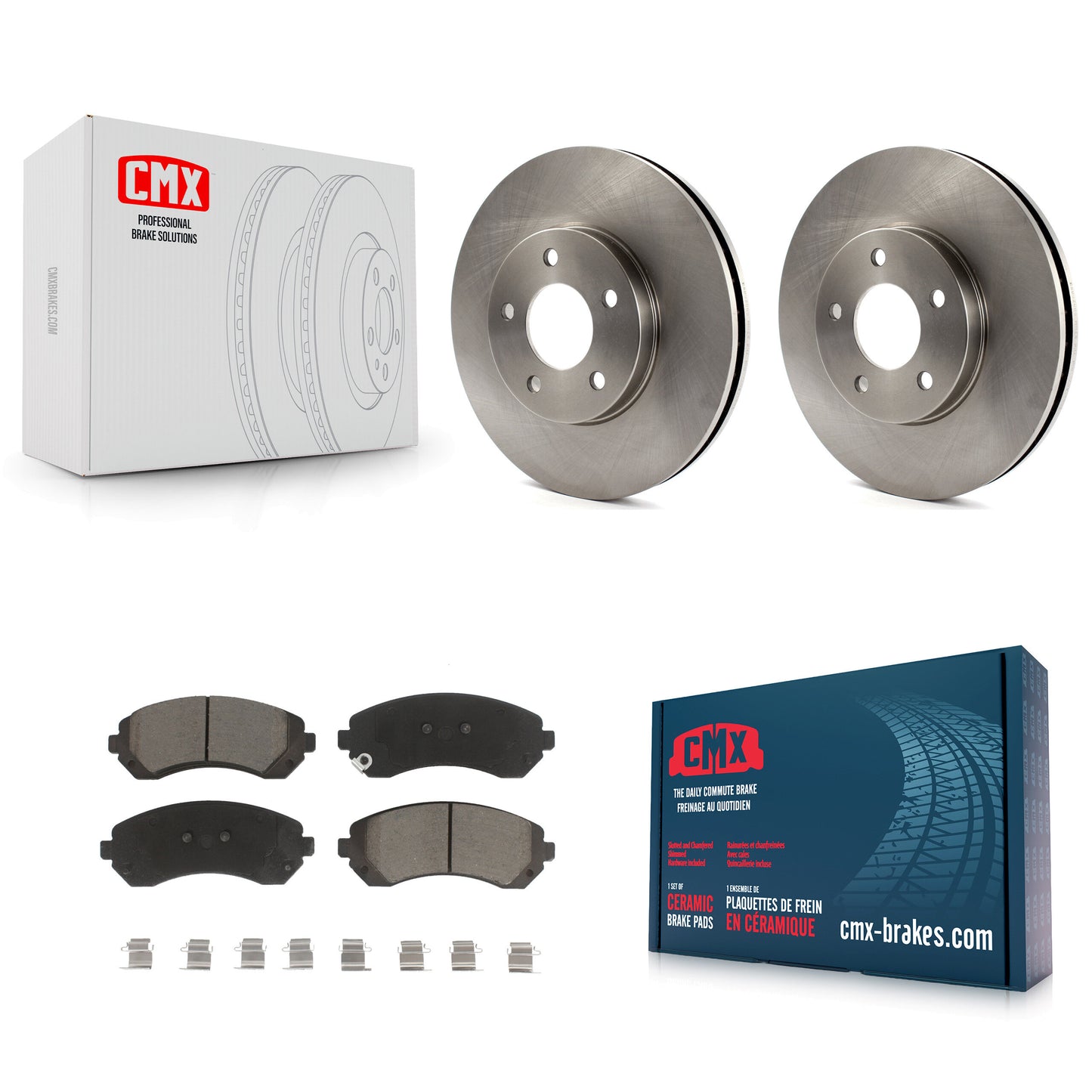 [Avant] Kit de Disque et plaquette (céramique) de frein pour Buick Rendezvous Chevrolet Venture Pontiac Montana Aztek Oldsmobile Silhouette AWD K8C-100035