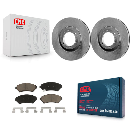 [Avant] Kit de Disque et plaquette (céramique) de frein pour Buick LeSabre Century Pontiac Grand Prix Chevrolet Venture Regal Oldsmobile Montana Bonneville Intrigue Silhouette Trans Sport K8C-100036