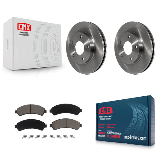 [Avant] Kit de Disque et plaquette (céramique) de frein pour Chevrolet S10 Blazer GMC Sonoma Jimmy Oldsmobile Bravada Isuzu Hombre K8C-100038