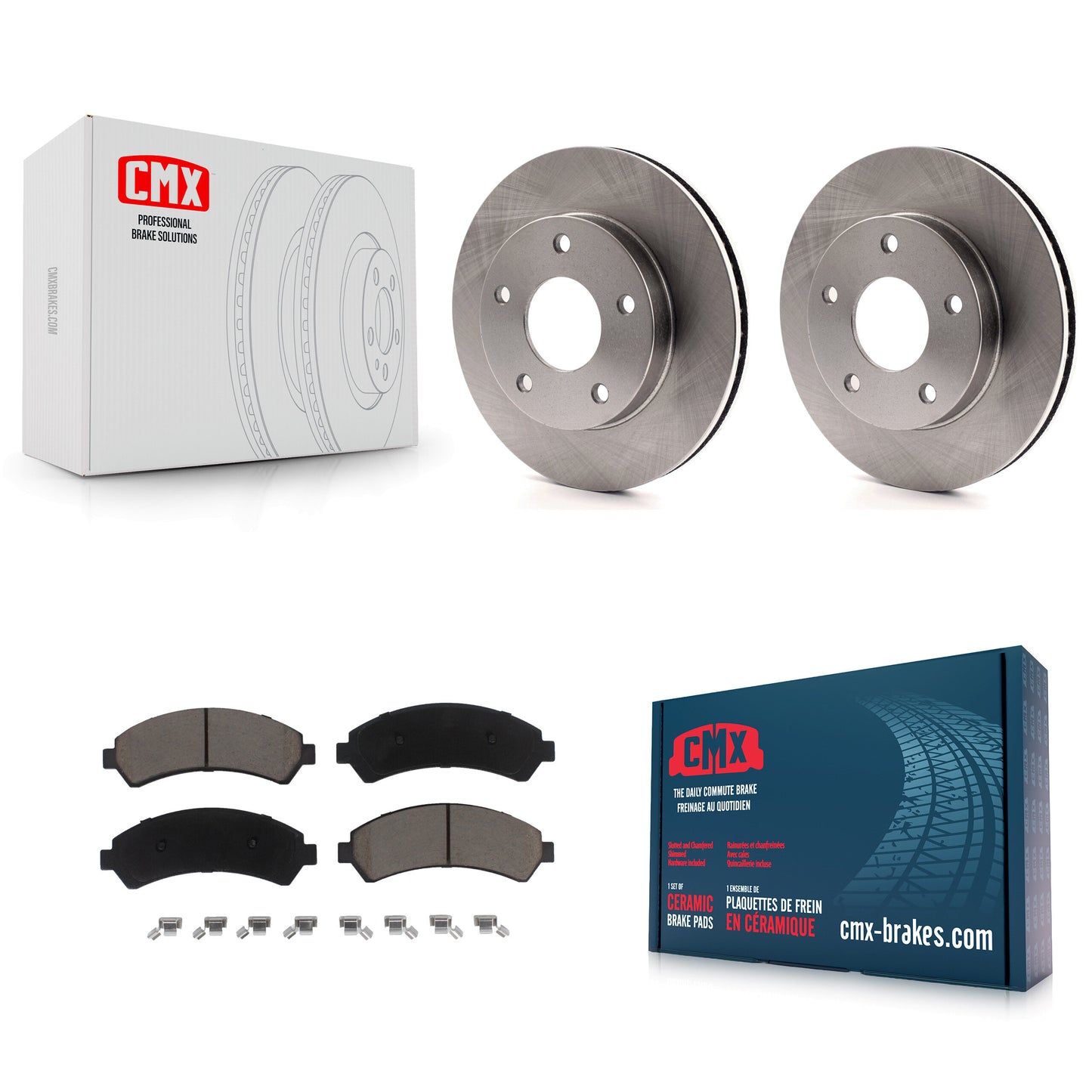[Avant] Kit de Disque et plaquette (céramique) de frein pour 1997 Chevrolet Blazer GMC Jimmy 4WD K8C-100039