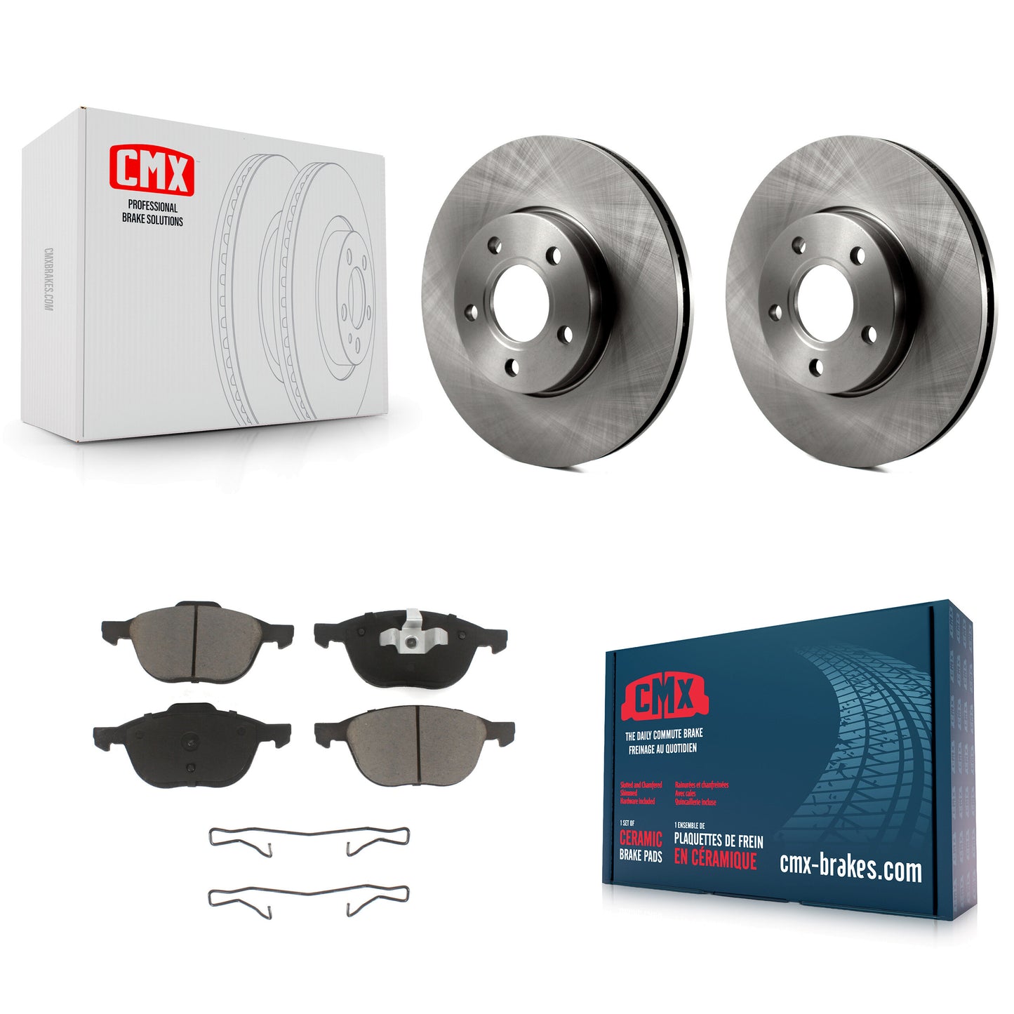 [Avant] Kit de Disque et plaquette (céramique) de frein pour Ford Focus C-Max K8C-100057