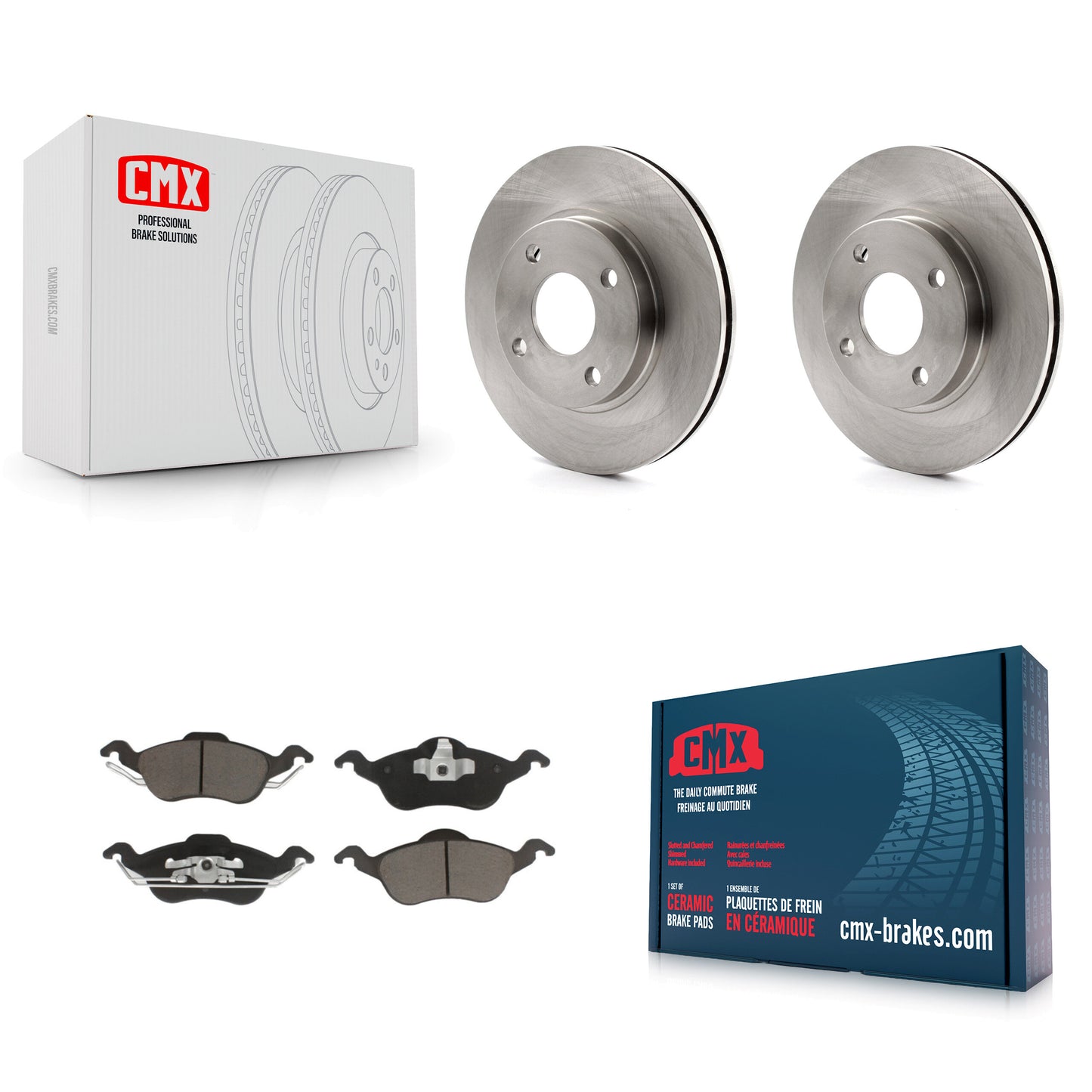 [Avant] Kit de Disque et plaquette (céramique) de frein pour Ford Focus K8C-100065