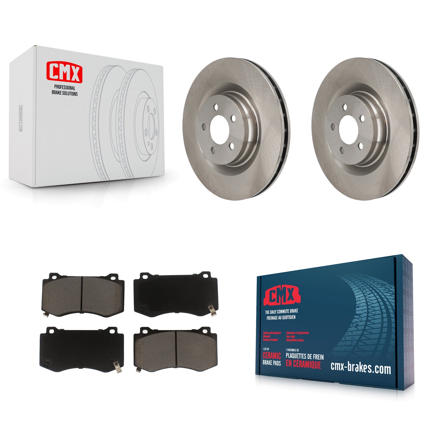 [Avant] Kit de Disque et plaquette (céramique) de frein pour Dodge Charger Chrysler 300 Challenger Magnum K8C-100069