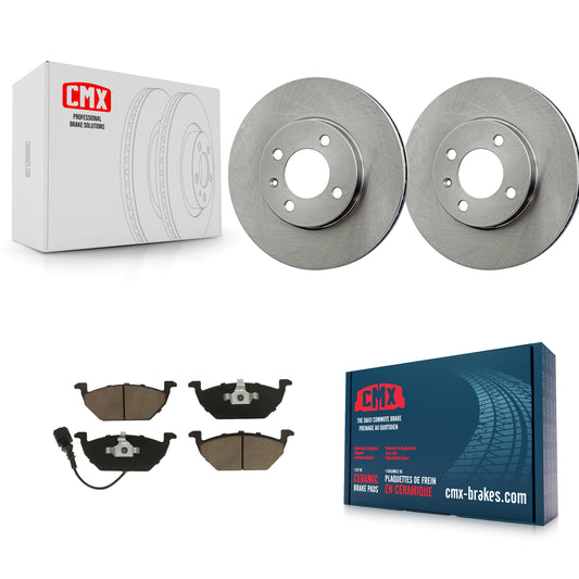 [Avant] Kit de Disque et plaquette (céramique) de frein pour 1999 Volkswagen Jetta 1.9L Old Body Style K8C-100077