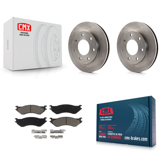 [Avant] Kit de Disque et plaquette (céramique) de frein pour Ford F-150 F-250 HD Heritage 4WD K8C-100086