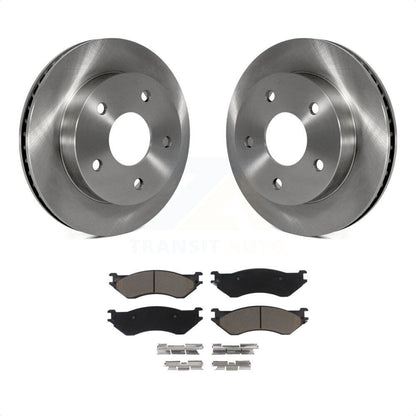 [Avant] Kit de Disque et plaquette (céramique) de frein pour 2000-2001 Dodge Ram 1500 RWD K8C-100091 par Transit Auto