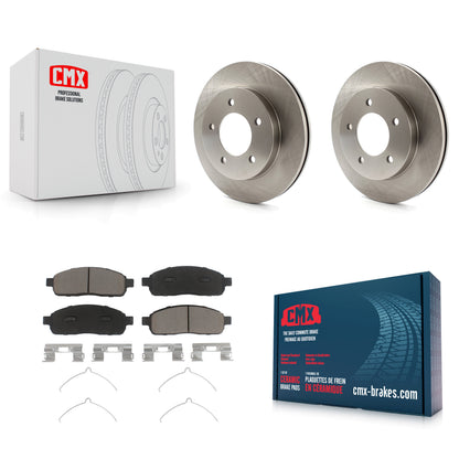 [Avant] Kit de Disque et plaquette (céramique) de frein pour 2004 Ford F-150 4WD avec 5 Lug Wheels K8C-100098