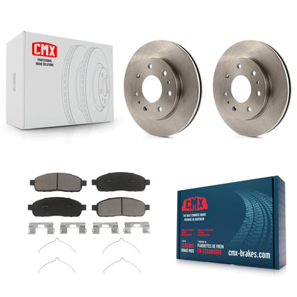 [Avant] Kit de Disque et plaquette (céramique) de frein pour 2009 Ford F-150 avec 7 Lug Wheels K8C-100100