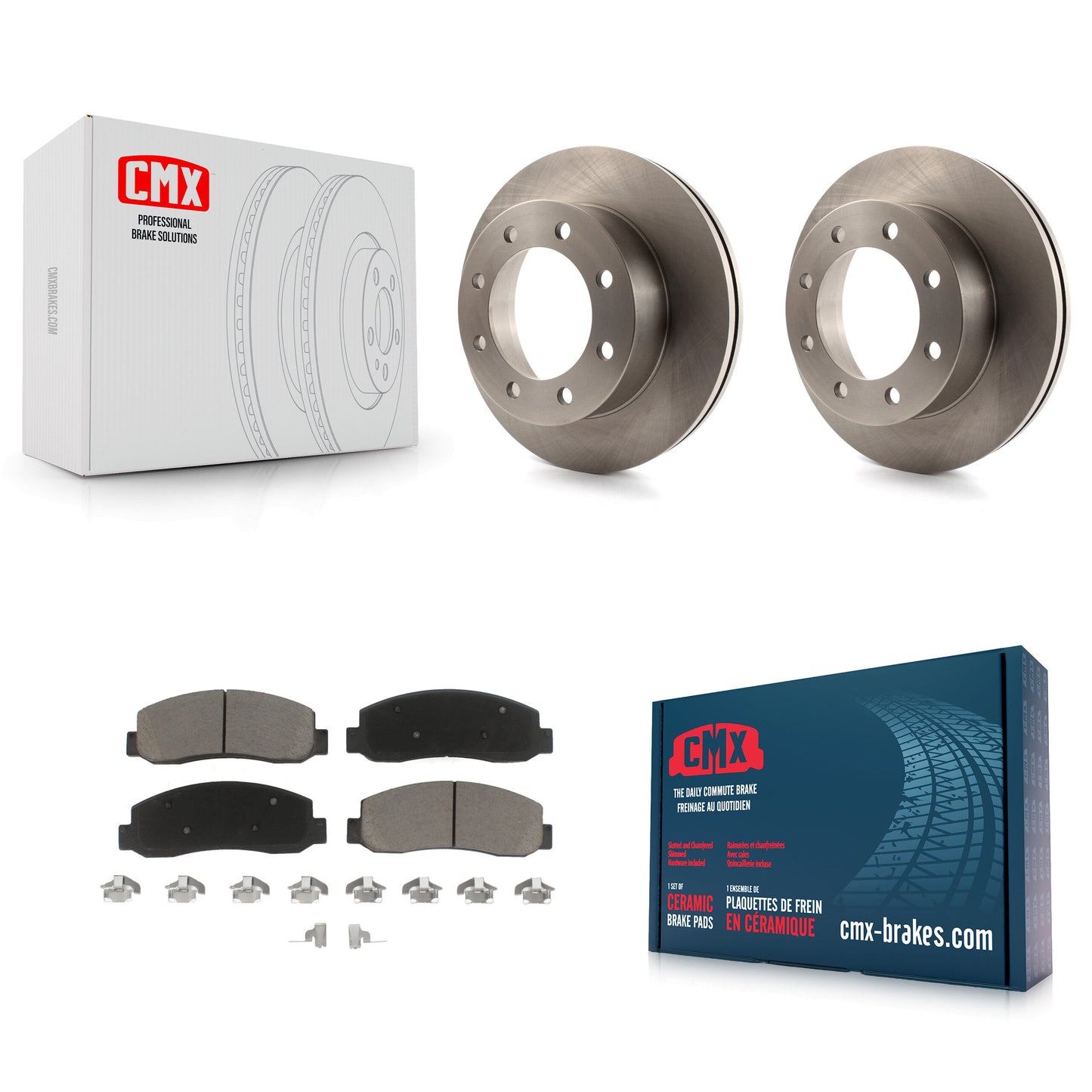 [Avant] Kit de Disque et plaquette (céramique) de frein pour Ford F-350 Super Duty F-450 K8C-100101