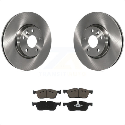 [Avant] Kit de Disque et plaquette (céramique) de frein pour 2016-2017 Land Rover Range Evoque avec 300mm Diameter Rotor K8C-100116 par Transit Auto