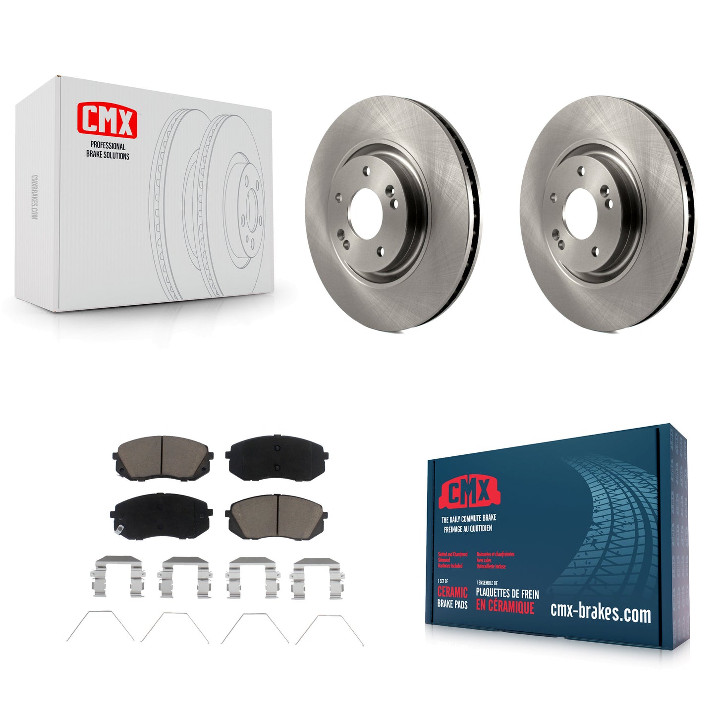 [Avant] Kit de Disque et plaquette (céramique) de frein pour Hyundai Sonata Kia Optima K8C-100127