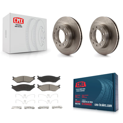 [Avant] Kit de Disque et plaquette (céramique) de frein pour Ford F-450 Super Duty F-550 International CF500 CF600 K8C-100129