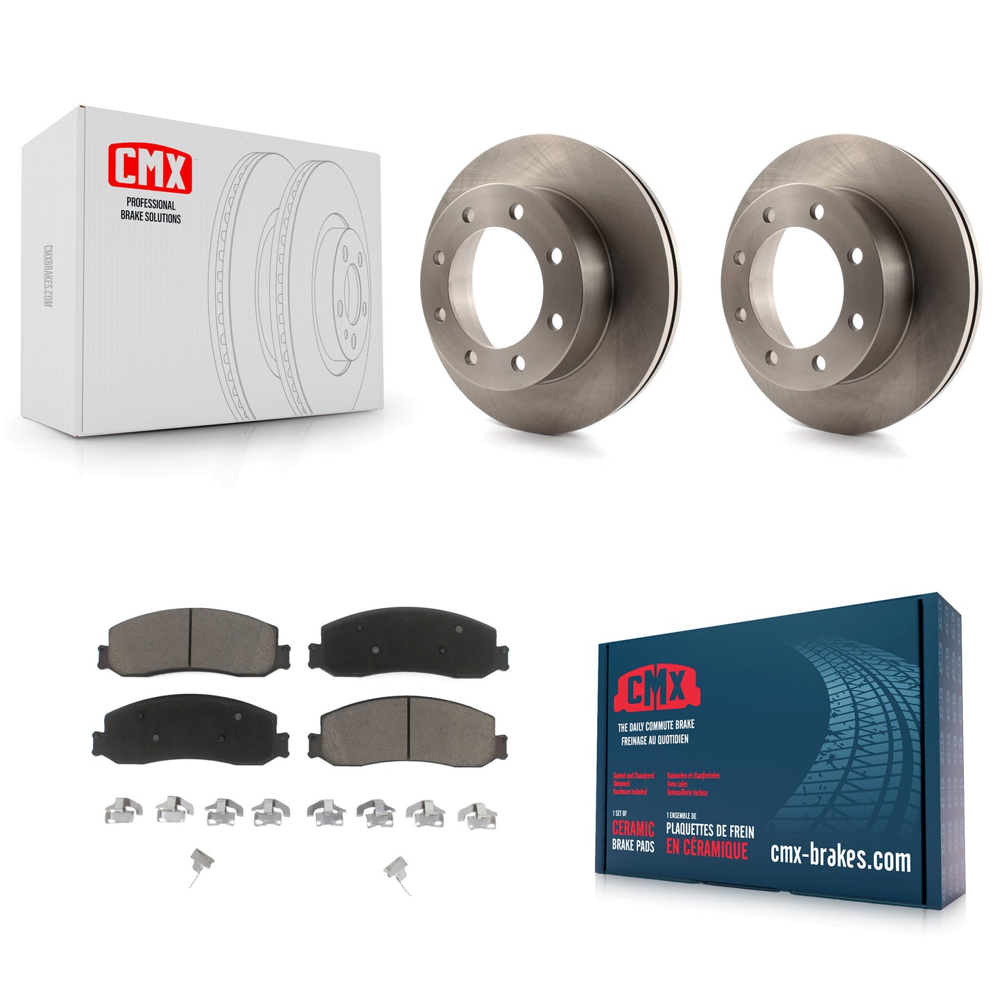 [Avant] Kit de Disque et plaquette (céramique) de frein pour 2011 Ford F-350 Super Duty 4WD avec Dual Rear Wheels K8C-100131