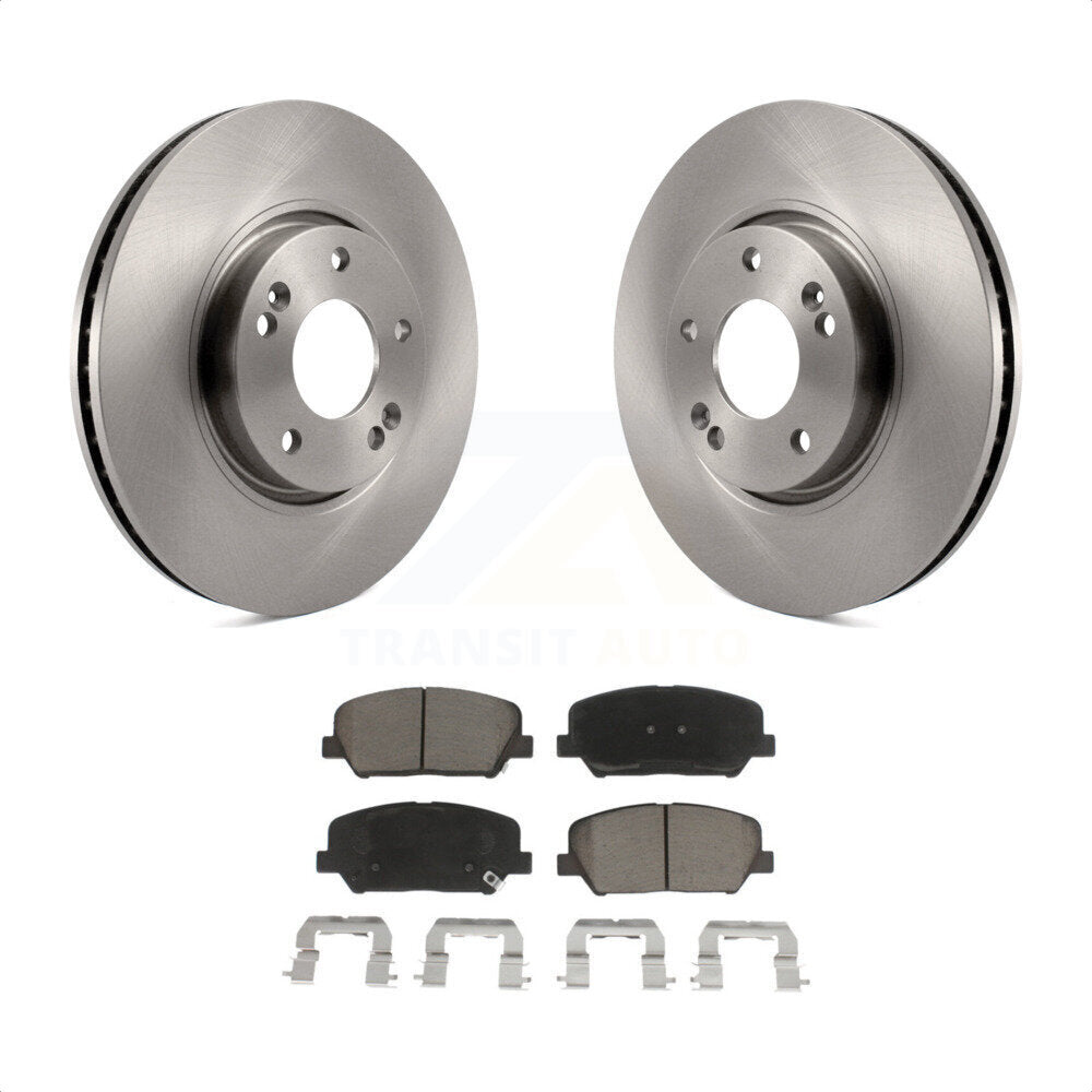 [Avant] Kit de Disque et plaquette (céramique) de frein pour Kia Forte Forte5 Koup K8C-100143 par Transit Auto