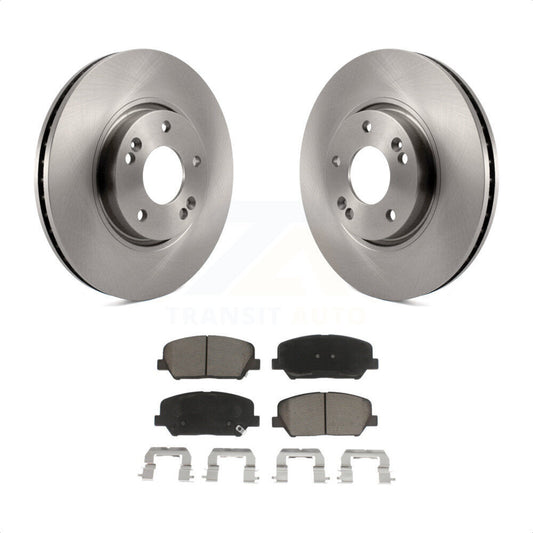 [Avant] Kit de Disque et plaquette (céramique) de frein pour Kia Forte Forte5 Koup K8C-100143 par Transit Auto
