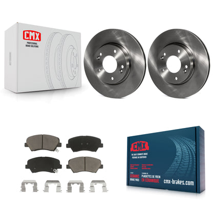 [Avant] Kit de Disque et plaquette (céramique) de frein pour Hyundai Elantra Kia Forte Veloster GT Forte5 Coupe Koup K8C-100144