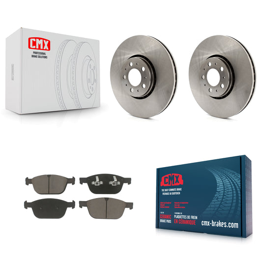 [Avant] Kit de Disque et plaquette (céramique) de frein pour 2003-2014 Volvo XC90 avec 328mm Diameter Rotor K8C-100150
