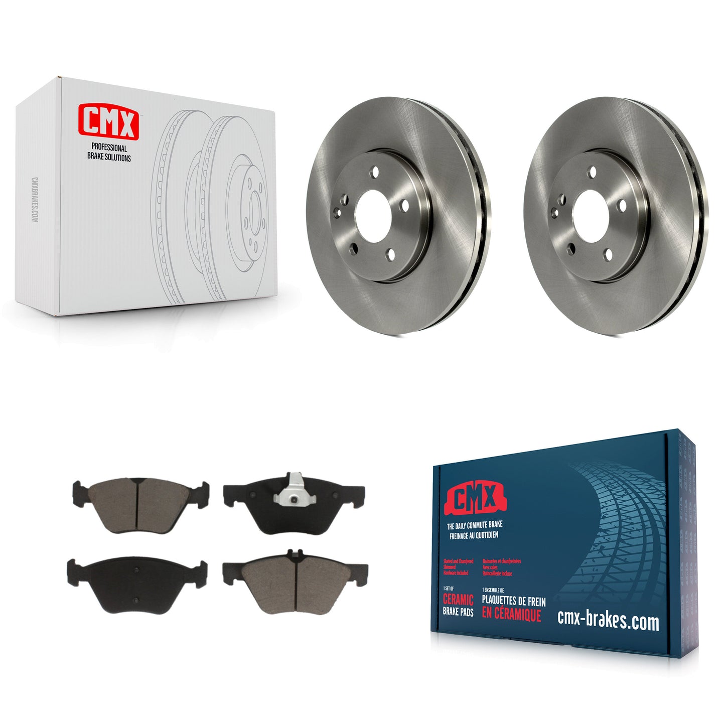 [Avant] Kit de Disque et plaquette (céramique) de frein pour Mercedes-Benz E350 E320 E300 K8C-100153