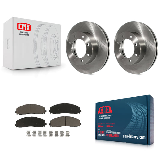 [Avant] Kit de Disque et plaquette (céramique) de frein pour Ford F-250 Super Duty F-350 F-450 K8C-100156