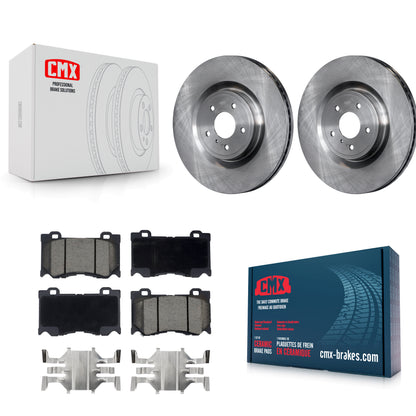 [Avant] Kit de Disque et plaquette (céramique) de frein pour INFINITI G37 Q50 Nissan 370Z Q60 M37 Q70 Q70L QX70 M56 FX50 Z K8C-100160