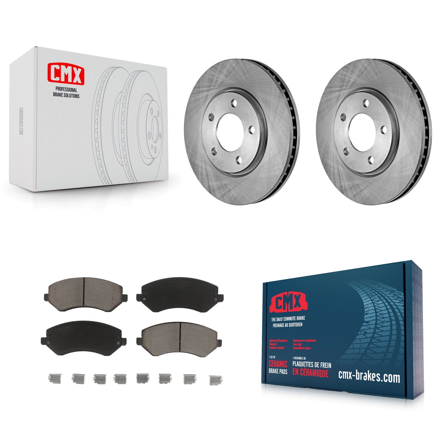 [Avant] Kit de Disque et plaquette (céramique) de frein pour Dodge Grand Caravan Chrysler Voyager K8C-100175