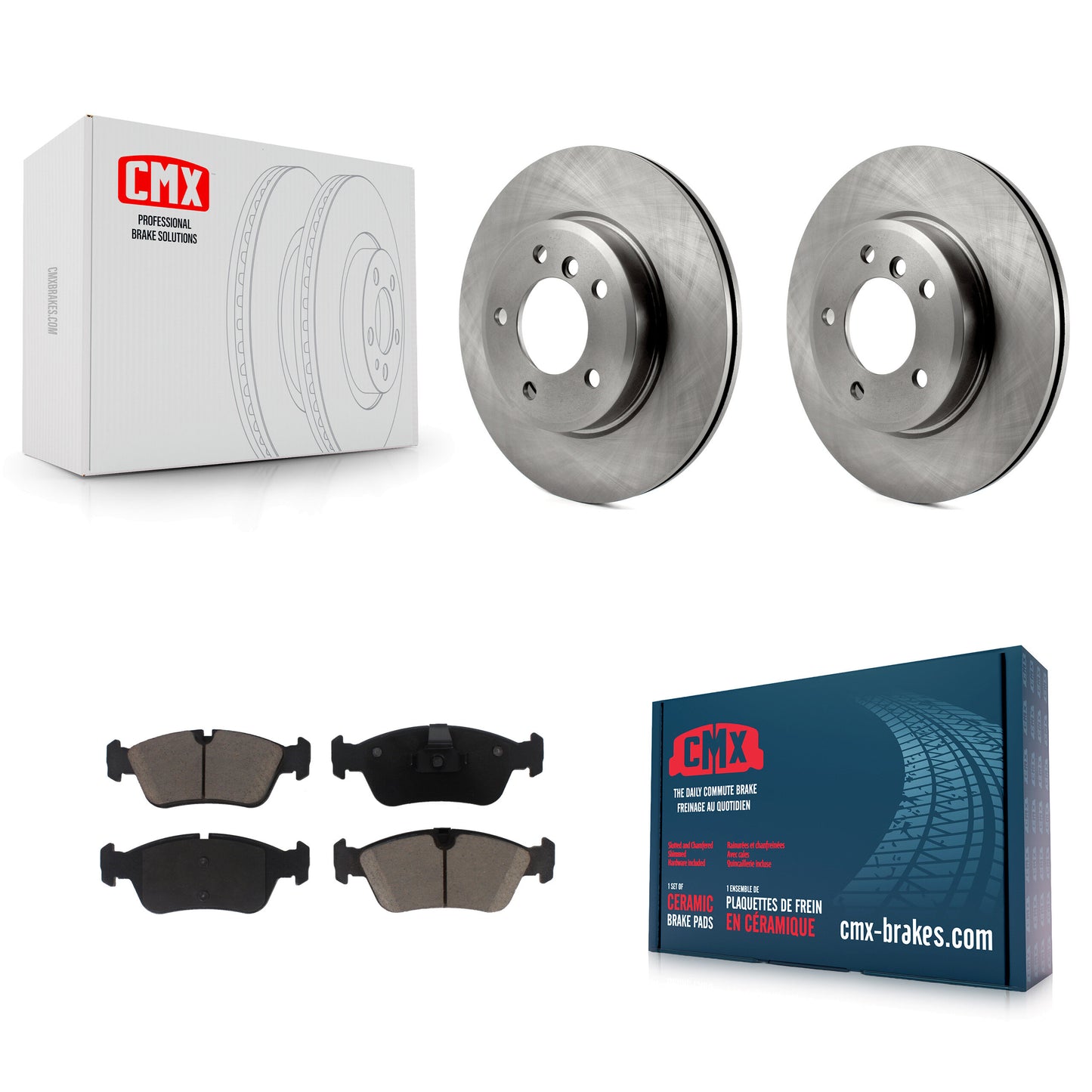 [Avant] Kit de Disque et plaquette (céramique) de frein pour BMW 325i 325Ci Z4 325xi Z3 323i 328i 323Ci 328Ci 320i K8C-100182