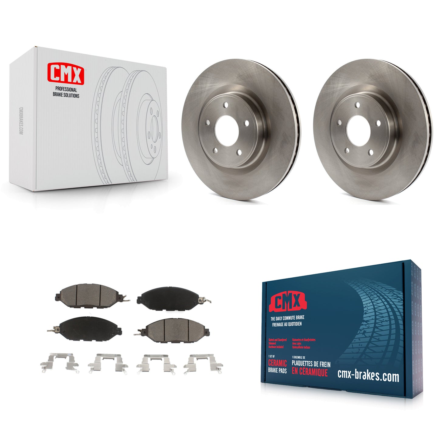 [Avant] Kit de Disque et plaquette (céramique) de frein pour Nissan Pathfinder Murano INFINITI QX60 JX35 K8C-100197