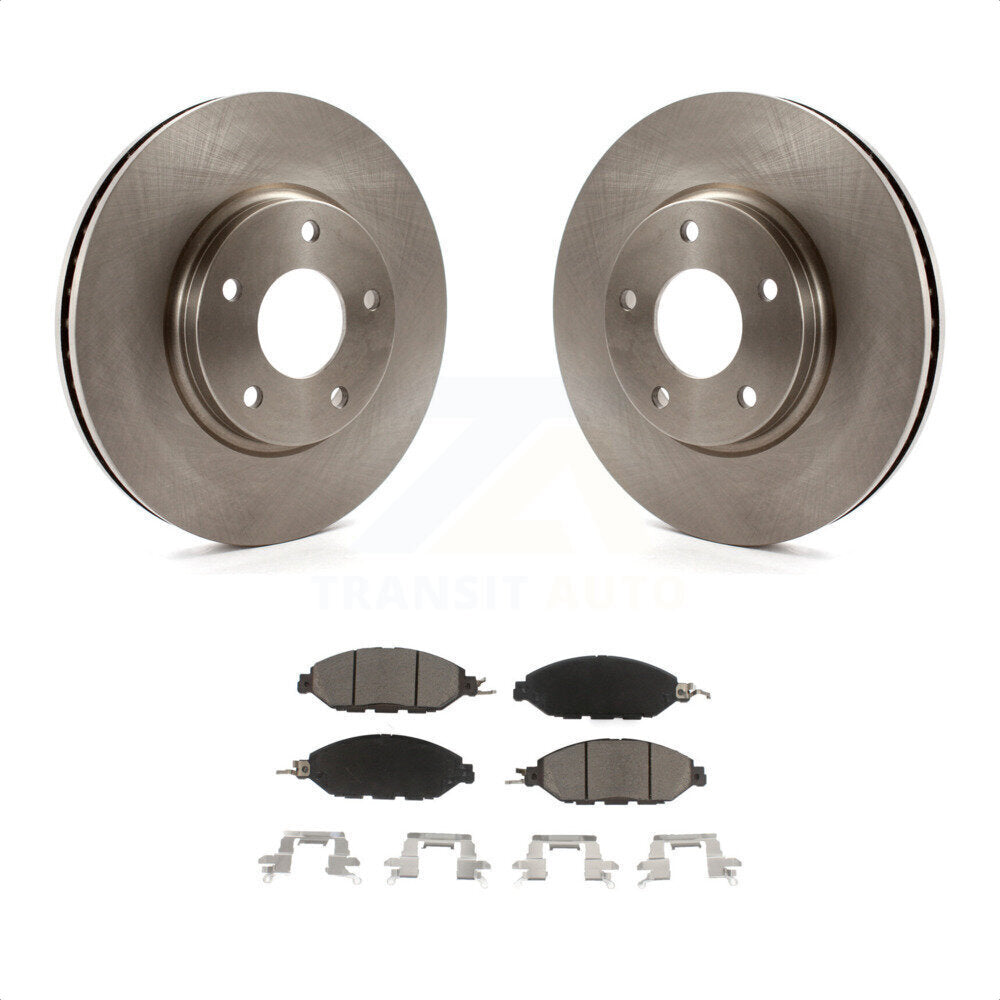 [Avant] Kit de Disque et plaquette (céramique) de frein pour 2016 Nissan Pathfinder From 11 15 K8C-100198 par Transit Auto