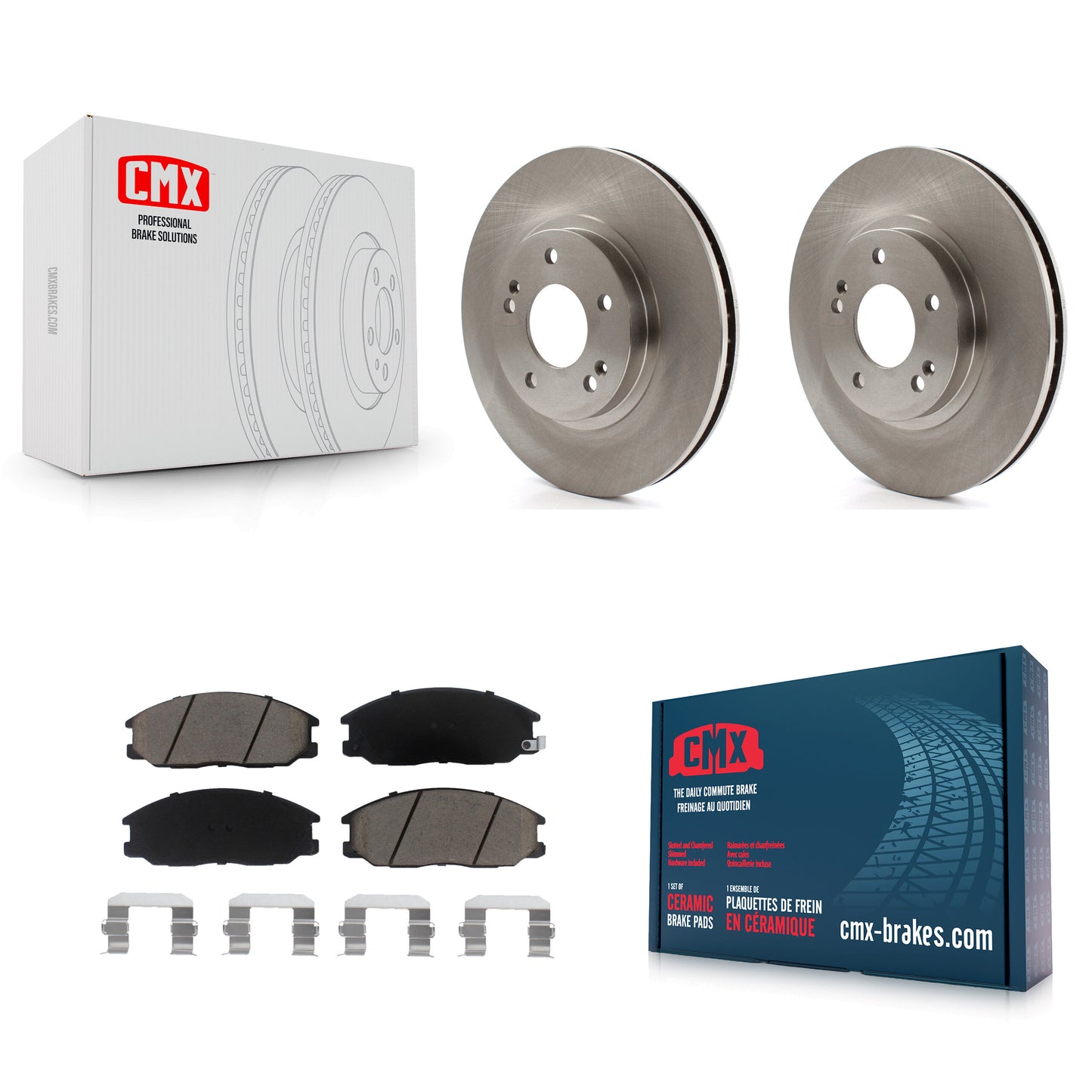 [Avant] Kit de Disque et plaquette (céramique) de frein pour 2001-2006 Hyundai Santa Fe avec 294mm Diameter Rotor K8C-100208