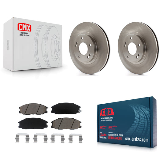 [Avant] Kit de Disque et plaquette (céramique) de frein pour 2001-2006 Hyundai Santa Fe avec 294mm Diameter Rotor K8C-100208