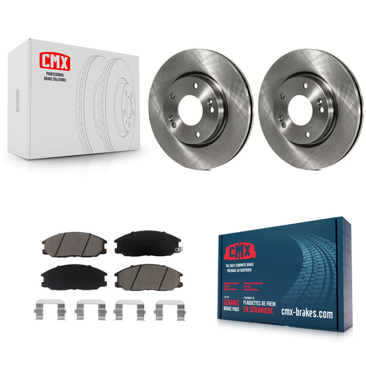 [Avant] Kit de Disque et plaquette (céramique) de frein pour 2001-2006 Hyundai Santa Fe avec 276mm Diameter Rotor K8C-100209