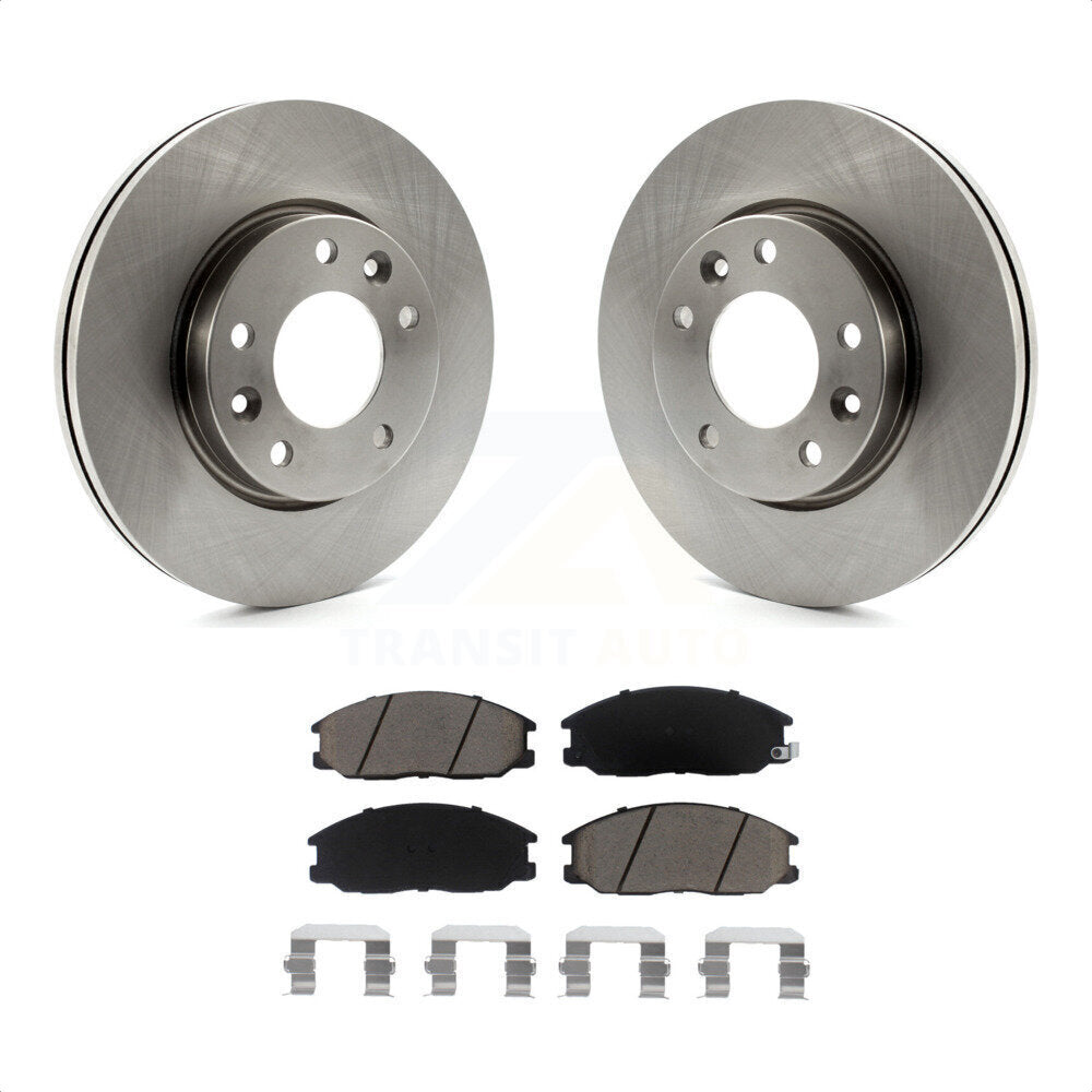 [Avant] Kit de Disque et plaquette (céramique) de frein pour Kia Sedona K8C-100212 par Transit Auto