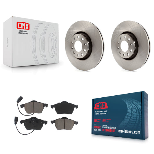 [Avant] Kit de Disque et plaquette (céramique) de frein pour Audi A4 Quattro A6 S4 S6 avec 312mm Diameter Rotor K8C-100225